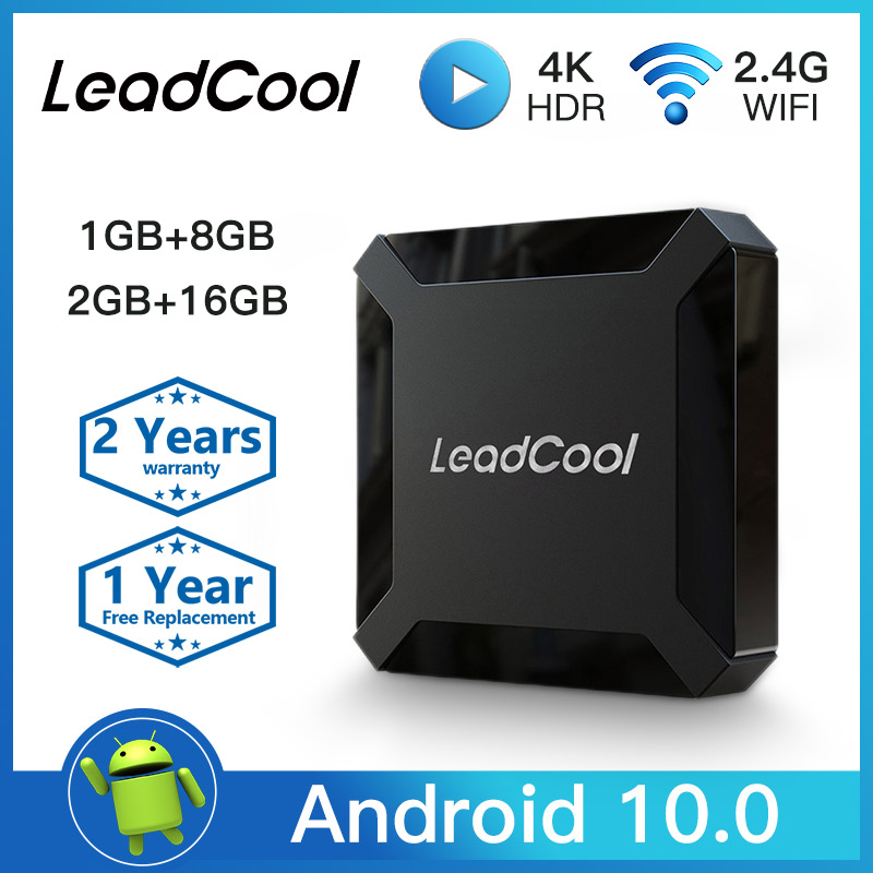 Nuabuy Leadcool H313 4K Android IPTV Box Allwinner H313 Quad-Core Media Player No IPTV Include