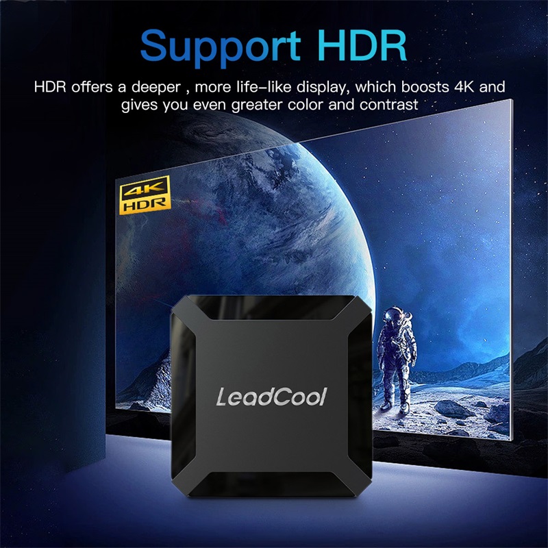 Nuabuy Leadcool H313 4K Android IPTV Box Allwinner H313 Quad-Core Media Player No IPTV Include