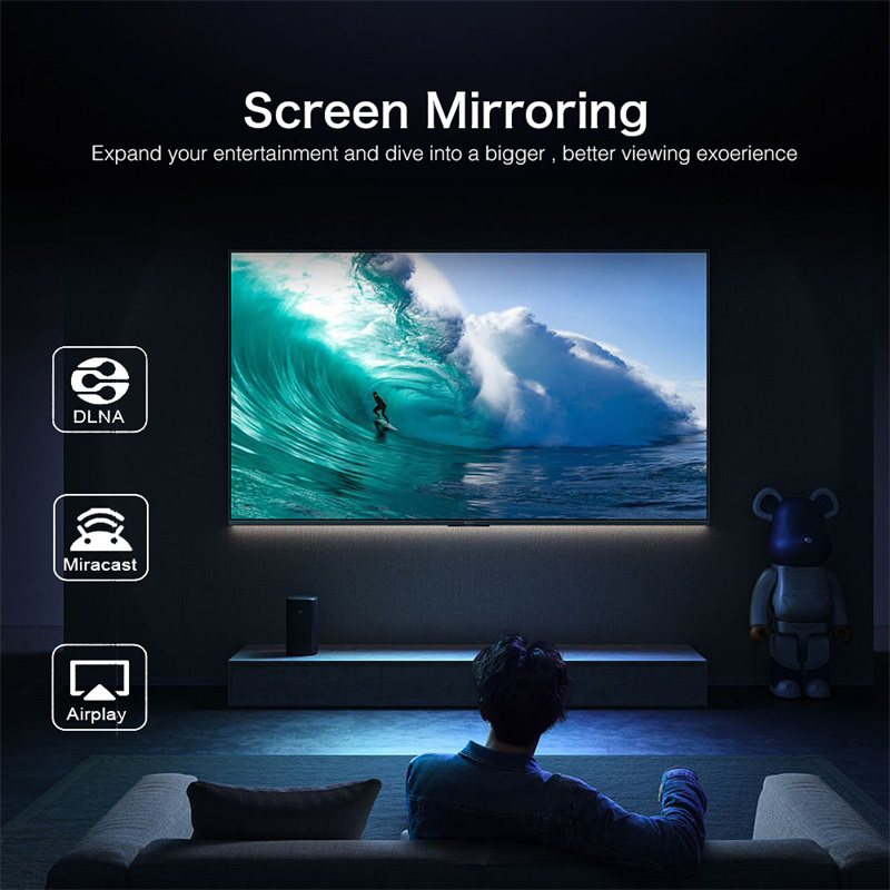 Leadinthebox Android TV Box XS97K1 Android 10.0 TV Box 2GB RAM 16GB ROM, TV Box 4K Android Box H313 Quad-core with 2.4G 5G Wi-Fi 6K H.265 HDR