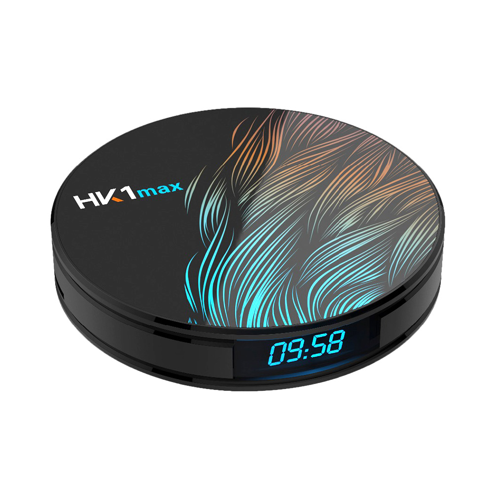 HK1 Max Android TV Box Android 9.0, 2GB RAM 16GB ROM, 4K Ultra HD Media Player, 2.4G WiFi, BT, USB 3.0, Smart TV Box