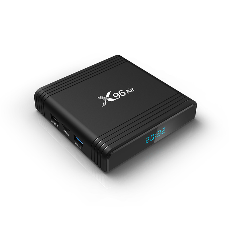 X96 Air Android TV Box S905X3 Android 9.0, 4GB RAM 32GB ROM, 4K Ultra HD Media Player, 2.4G WiFi, BT, USB 3.0, Smart TV Box