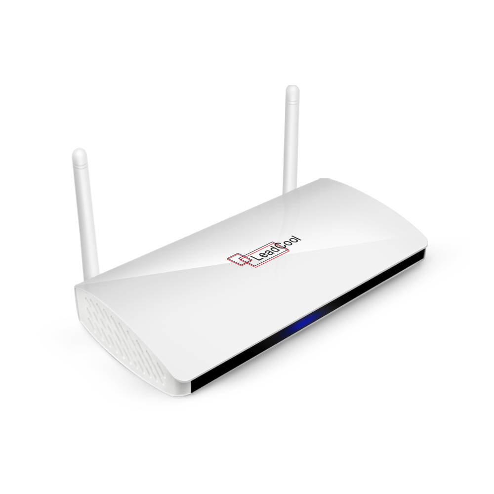 Leadcool Android 9.0 TV Box RAM 1GB ROM 8GB 4K Smart TV Box Lxtream Player Smarters Pro Installed